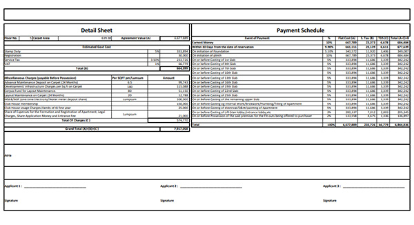 Kharghar Project Costing Plan